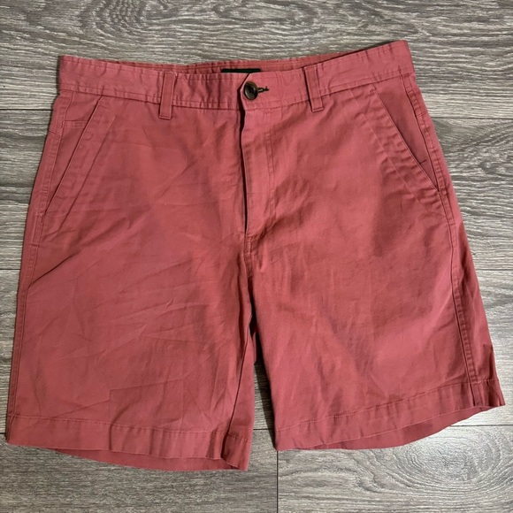 Orvis Men Coral Casual Summer Flat Front Beach Shorts Size 34 - Picture 1 of 10